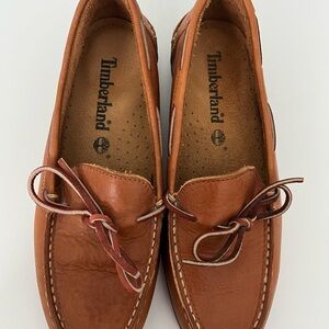Timberland Men's Brown Leather Boat Shoes Sz 8 Men’s